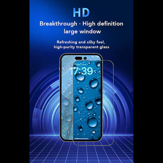 ANANK 2.5D Закалено стъкло за цялото лице Черен (iPhone Air)