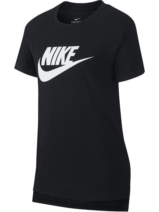 Παιδικό T-shirt Μαύρο SPORTSWEAR