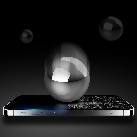 Anank 3D Анти Напукване 5x Подсилен Защитен Екран За Iphone 17 Pro Max Черен