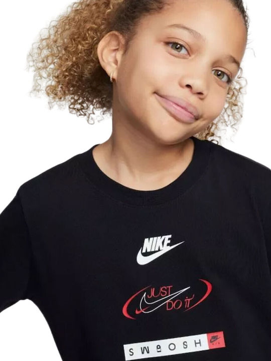 Kids' T-shirt Black Sportswear