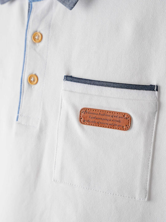 Kids' Polo Short Sleeve White