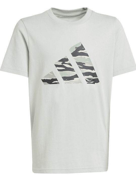 Παιδικό T-shirt Γκρι Camo Graphic