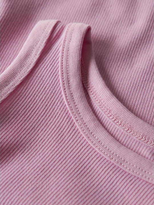 Kids' Crop Top Sleeveless Pink