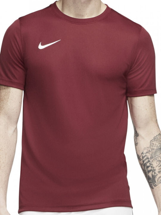 Kids' T-shirt Dri-Fit Burgundy Dry Park VII