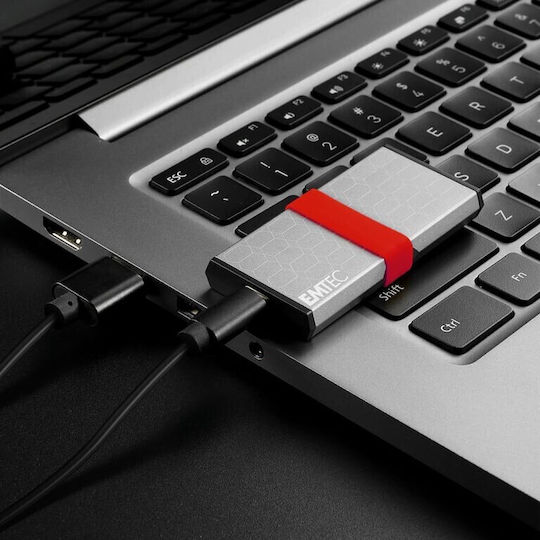 Emtec X205 Mini USB-C External 2.5" SSD 1TB Gray