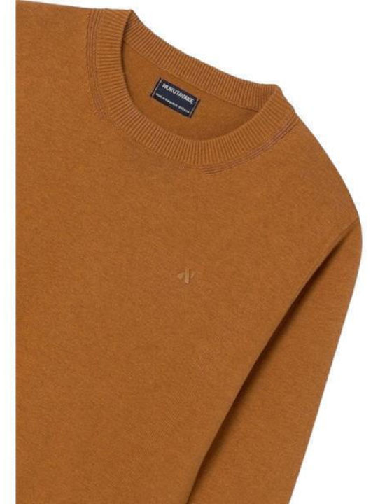 Παιδικό Πουλόβερ Μακρυμάνικο Mustard Basic