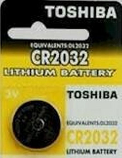 Toshiba Cp-1c Batterie Lithium für Uhren CR2032 3V 1Stück