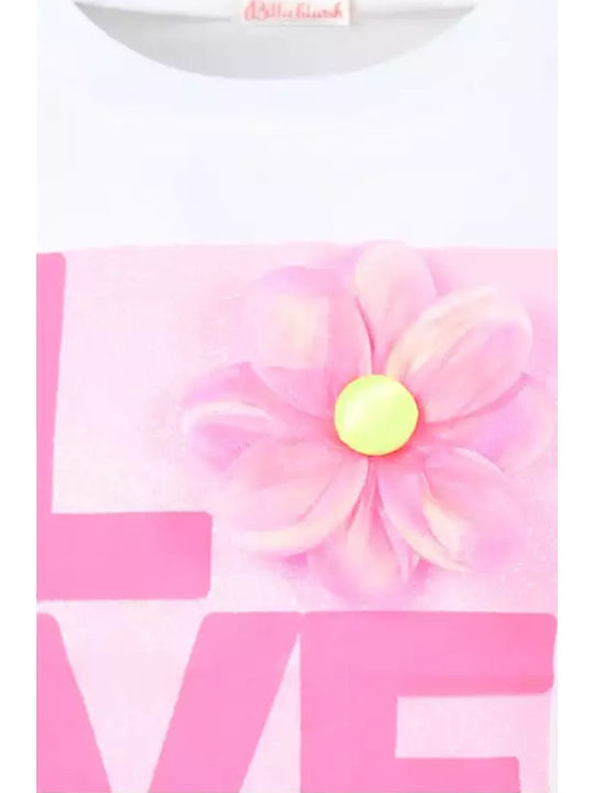 Kids Short-Sleeved White Blouse