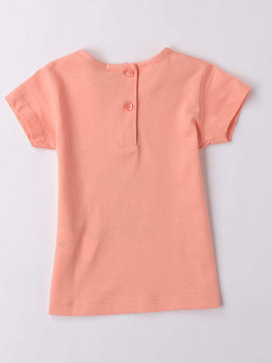 Kinder-T-Shirt Peach Pink