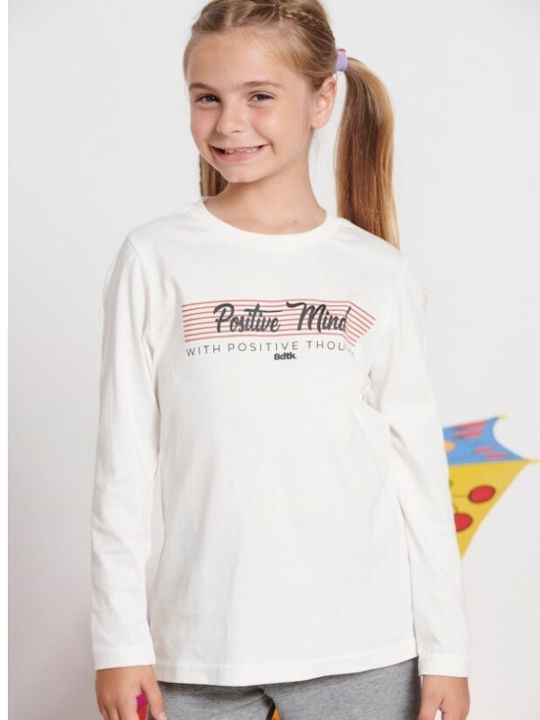 Kids' Shirt Long Sleeve Ecru
