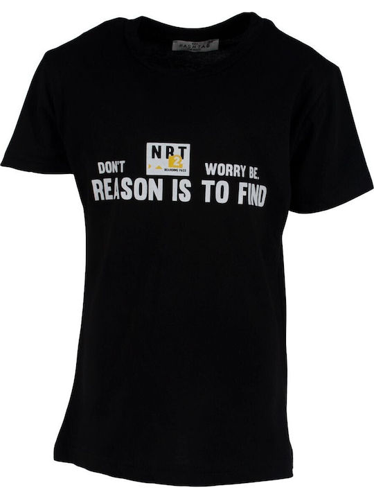 Kinder-T-Shirt Schwarz