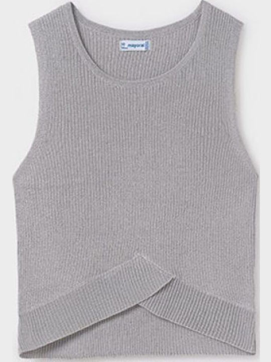 Kids' Shirt Sleeveless Silver