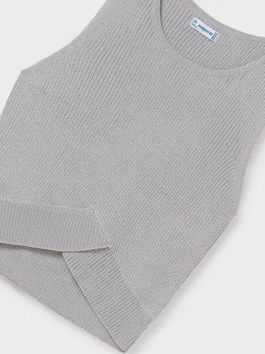 Kids' Shirt Sleeveless Silver