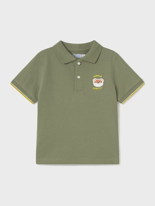 Kinderpolo Kurzarm Grün