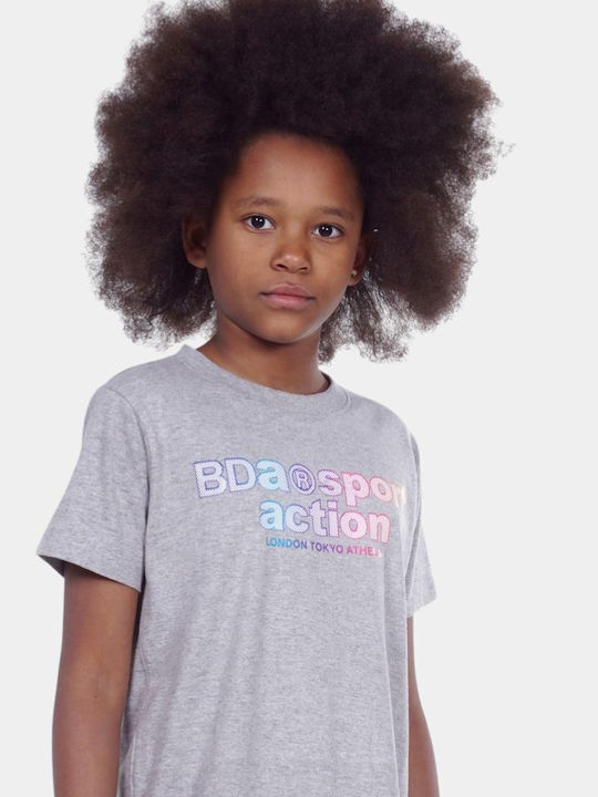 Kinder-T-Shirt Gray