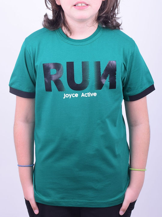 Παιδικό T-shirt Πράσινο Run