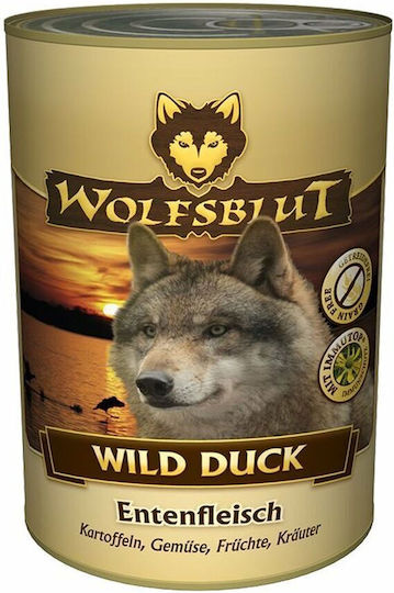 Wolfsblut Wet Food Dogs in Cans with Duck Grain-Free & Gluten-Free