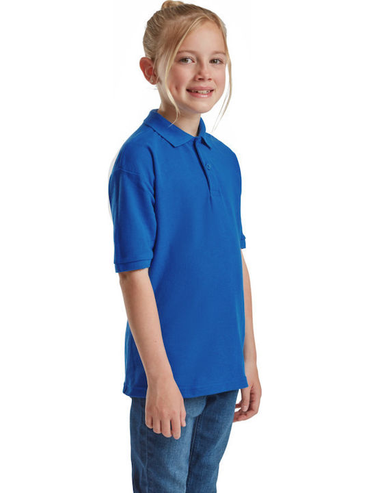Kids' Polo Short Sleeve Royal