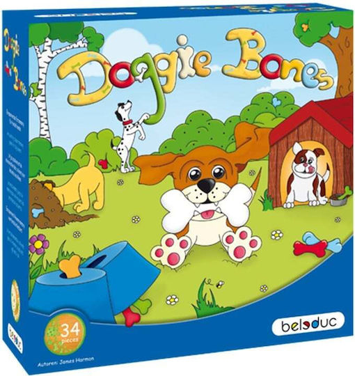Board Game Doggie Bones for 2-4 Players 3+ Years Old (EN) Beleduc