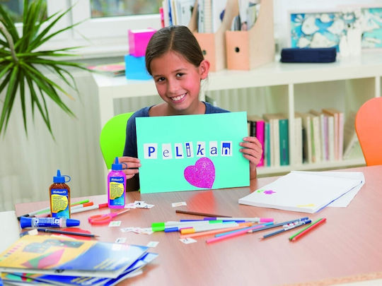Pelikan Pink Glitter Glue 60ml