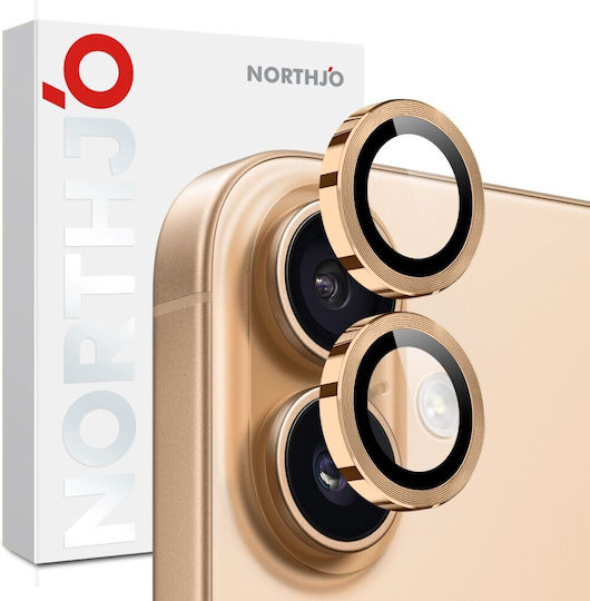 Northjo Camera Protection Tempered Glass Gold for the Apple iPhone 17