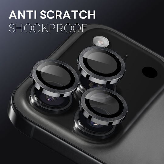 Northjo Camera Protection Tempered Glass Black for the Apple iPhone 17 Pro