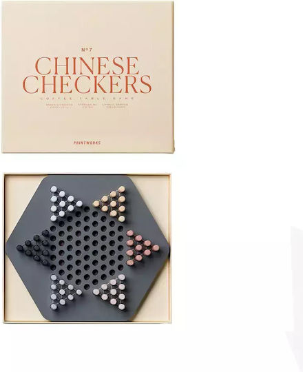 Joc de Societate Chinese Checkers pentru 2-6 Jucători 4+ Ani (EN) Printworks