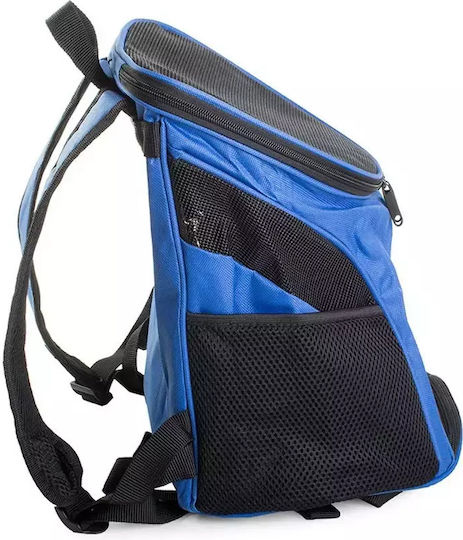 Backpack Pet Carrier Petbackpack Blue Full Ventilation 30x25x33cm Height