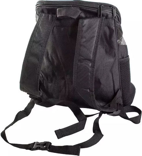 Rucksack Haustierträger Haustier-Rucksack Schwarz Volle Belüftung 30x25x33cm Höhe