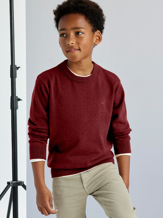 Kids' Sweater Long Sleeve Red Basic