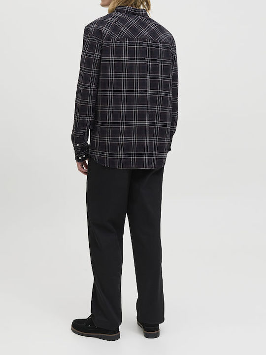 Jack & Jones Flannel Shirt Pirate Black