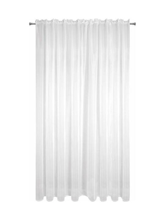 Eurofirany Vorhang mit Bleistiftfalten Lucy Weiß 250x300cm