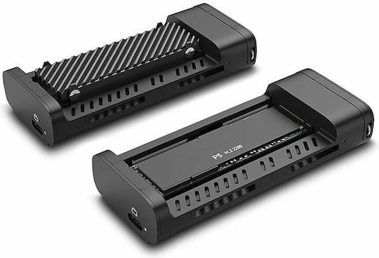 Lindy Твърд диск кутия M.2 PCI Express с връзка Type-C в Черен цвят