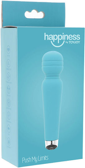 ToyJoy Happiness Push My Limits Mini Δονητής Μασάζ 14.5cm Sky Blue
