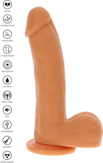 ToyJoy Get Real Naked Realistischer Vibrator mit Fernbedienung 19,5cm Beige