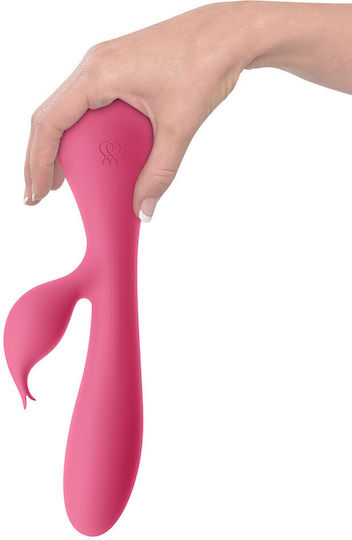 Jimmyjane Glo Rabbit Waterproof Heating Vibrator Vibrator Kaninchen 20cm Pink