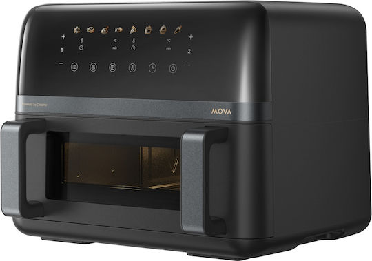 Mova AeroChef FD20 Pro Friteuză cu Aer cu Două Coșuri Detașabile 9l Neagră