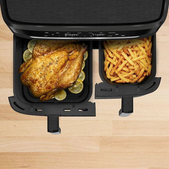 Tefal Easy Fry Xxl Friteuză cu aer cu Coș Detașabil Dublu 11lt Negru