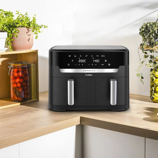 Tefal Easy Fry Xxl Friteuză cu aer cu Coș Detașabil Dublu 11lt Negru