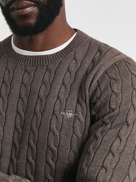 Long Sleeve Dark Brown Sweater