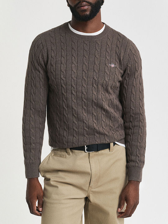 Long Sleeve Dark Brown Sweater