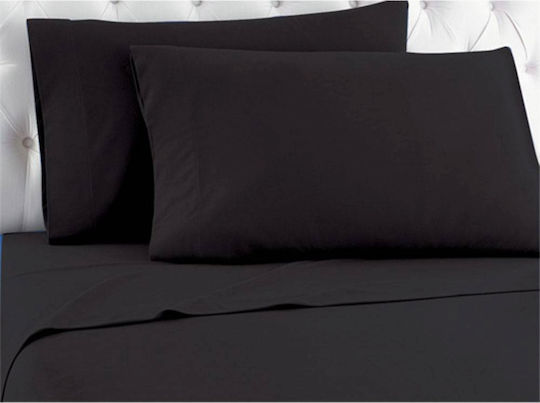 TnS Cearșaf Single 160x250cm. Negru