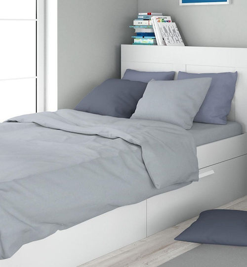 Dimcol Single 160x240 Solid 505 Light Blue-grey