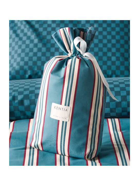 Kentia Duvet Cover Set Cotton Queen with 2 Pillowcases 225x245 Versus Dama 33