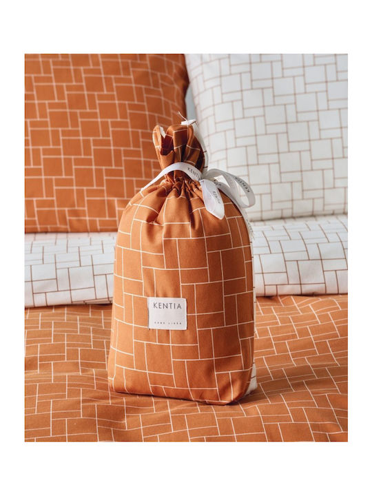 Kentia Duvet Cover Set Cotton King Size with 2 Pillowcases 265x245 Loft 06