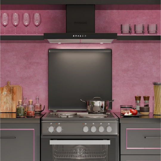 Hyundai Chimney Vent Hood 60cm Black