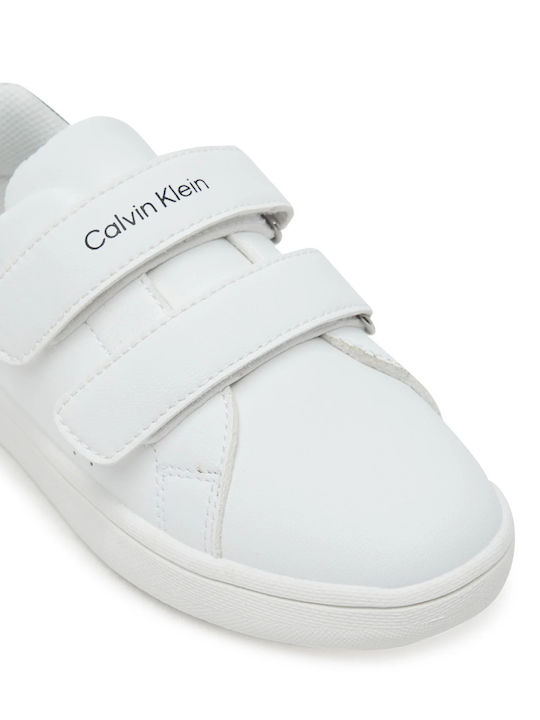 Παιδικά Sneakers με Σκρατς Λευκά