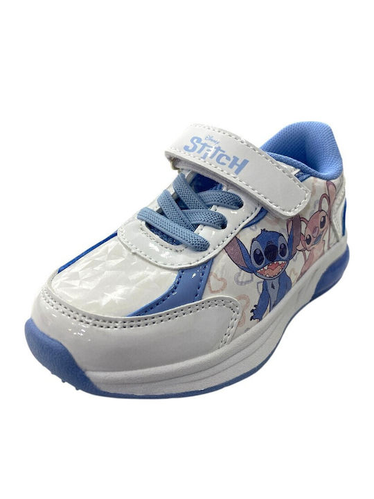 Stitch Kids Sneakers with Scratch & Lights Blue