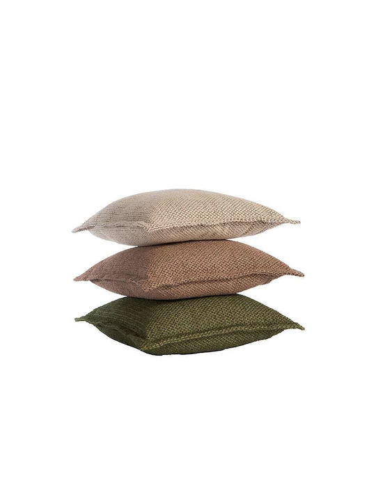 Nef-Nef Homeware Възглавница за диван Home от кадифе Мока 50x50см