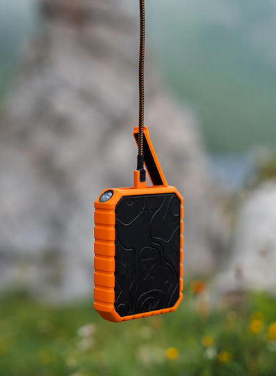 Xtorm Cablu Braided / Spiral USB 2.0 USB-C Masculin - USB-C 240W Power Delivery (PD) Portocaliu 1.5m MOB.ACC.00649